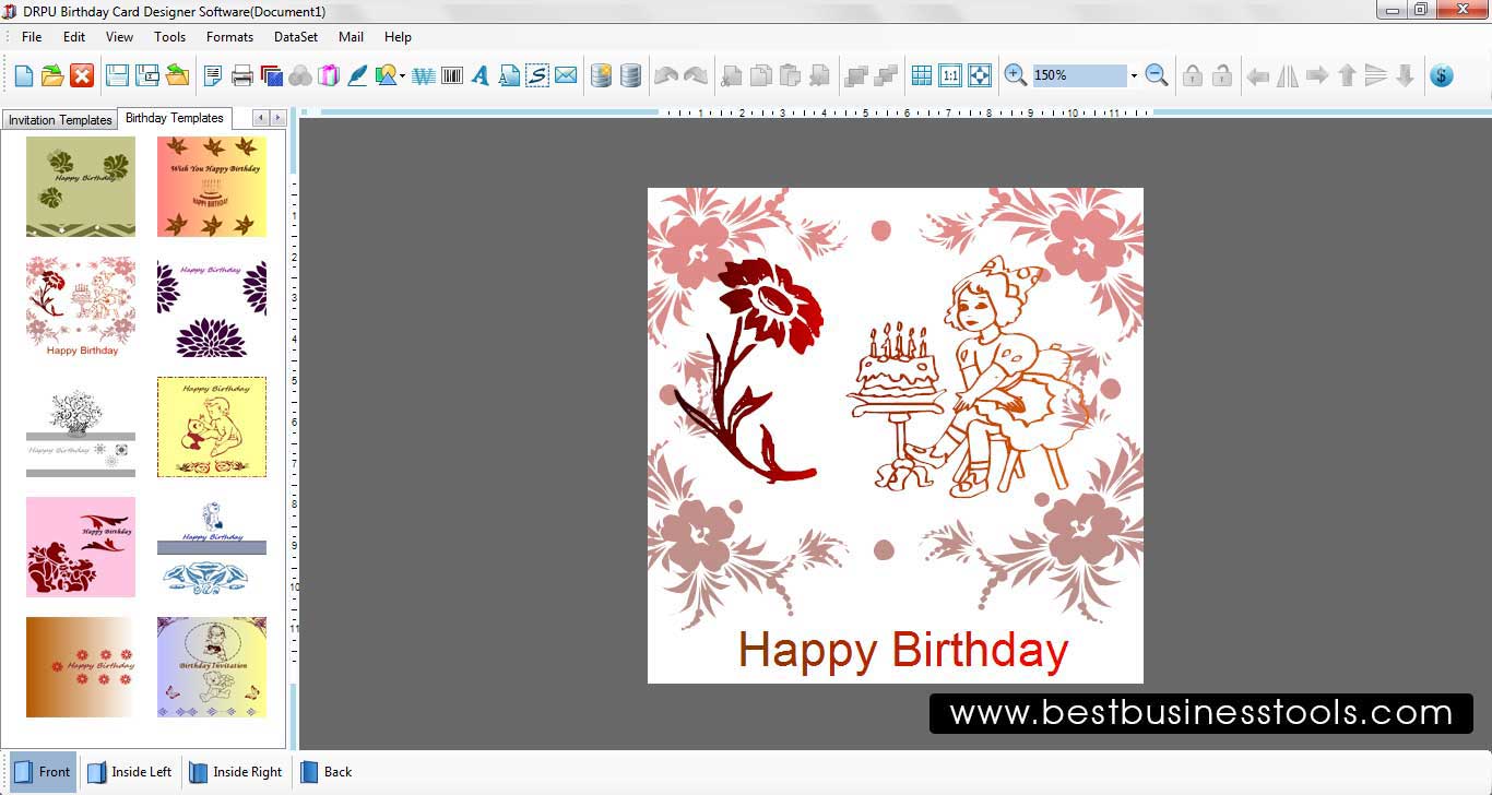 Birthday Cards Designing Tool software