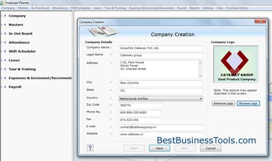 Employee Scheduling Software screenshot