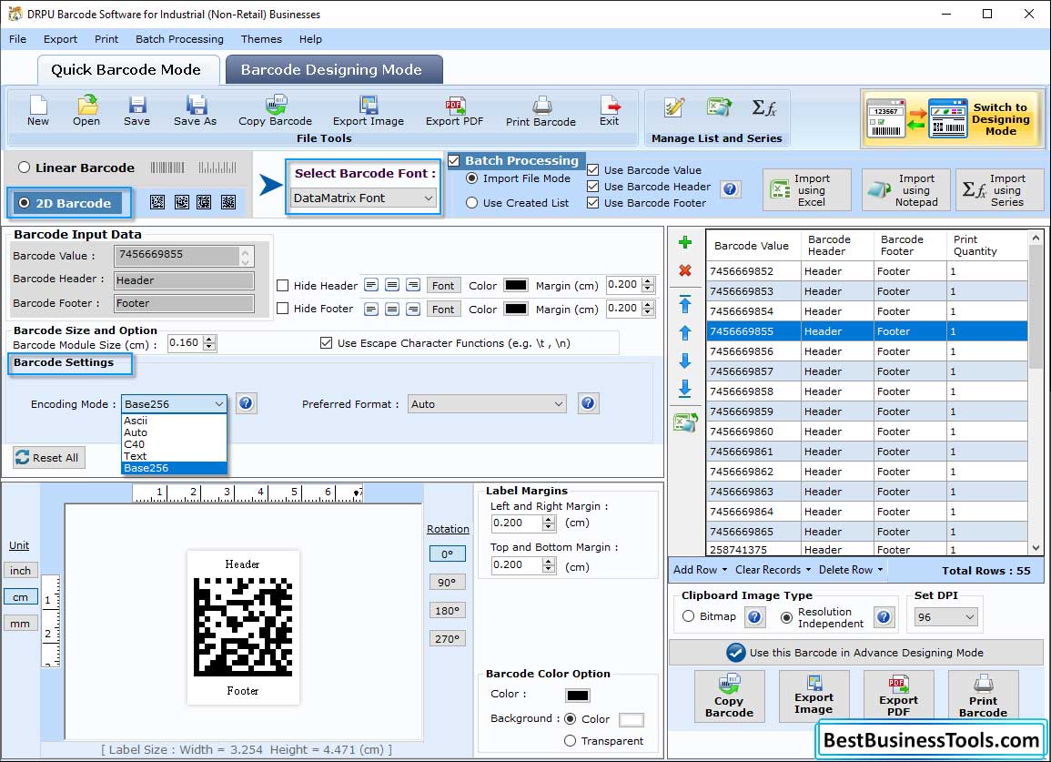 Linear Barcode