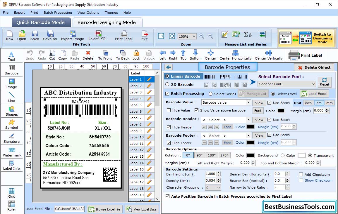 Linear Barcode