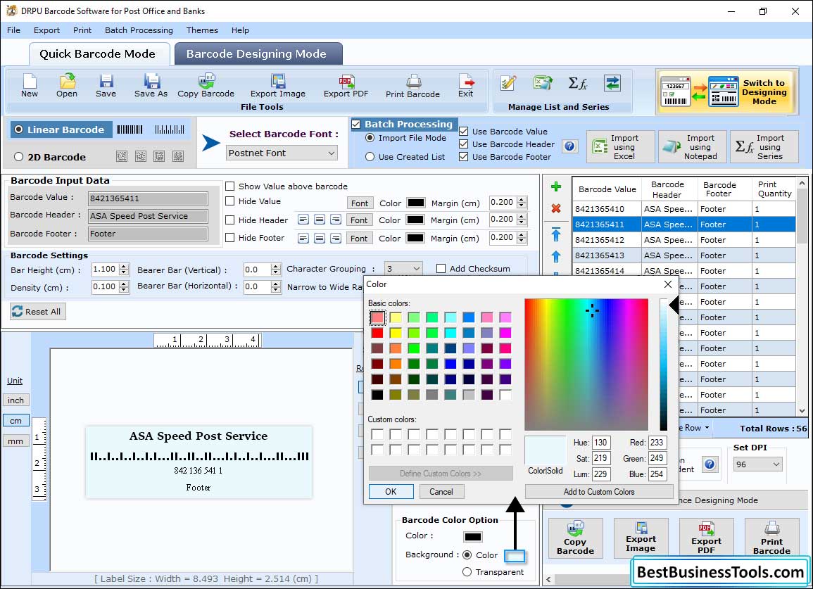 Color Settings